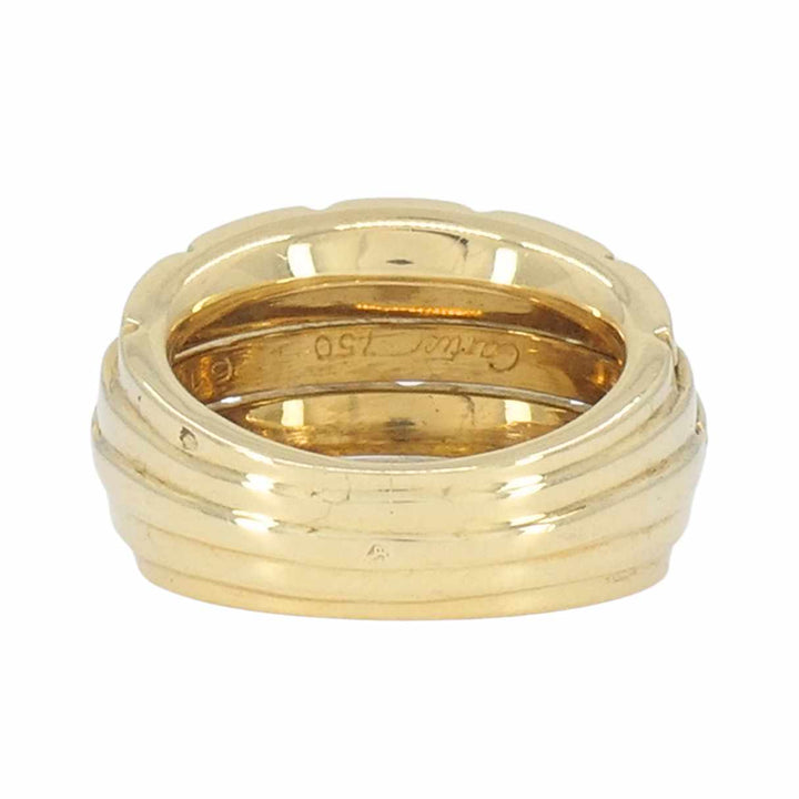 Vintage Cartier Maillon Panthère 18k Yellow Gold Dome Ring