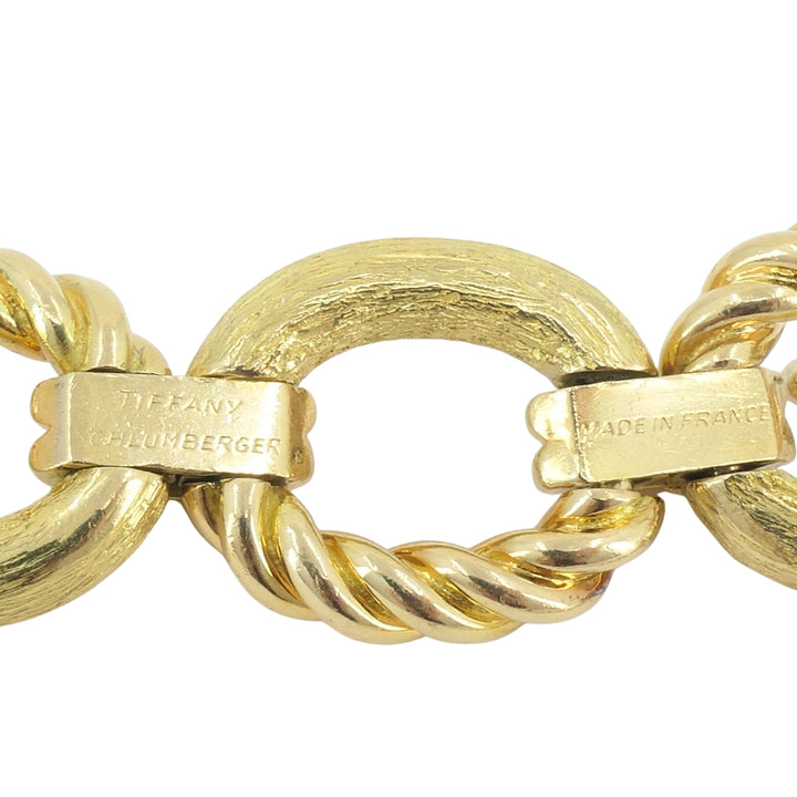 Vintage 18k Gold Tiffany & Co. Schlumberger Bracelet Rope Design
