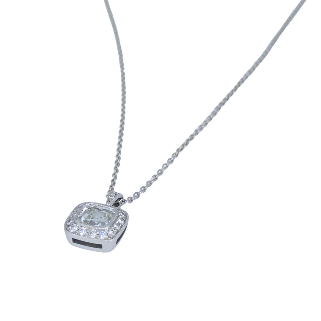 Tiffany & Co. Legacy Platinum Diamond Pendant Necklace