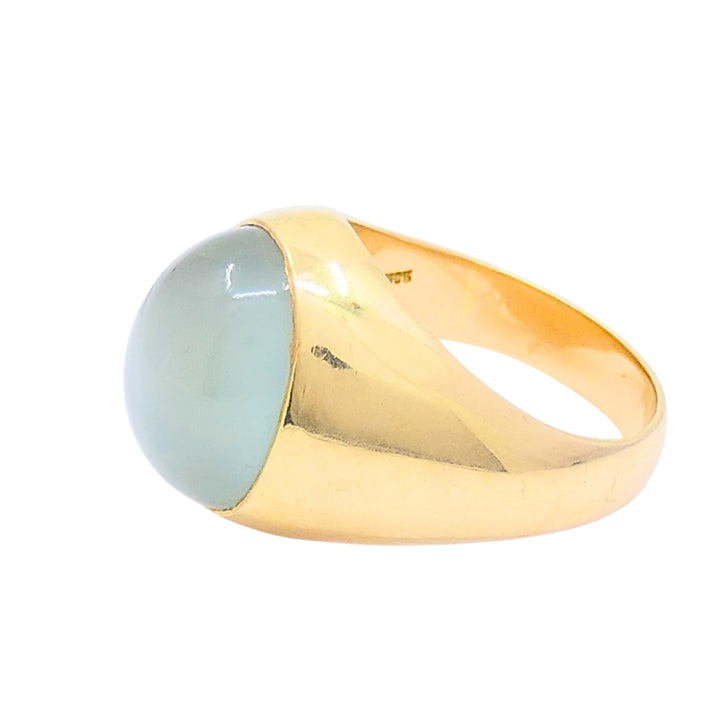 Vintage 14k Gold Moonstone Cabochon Ring