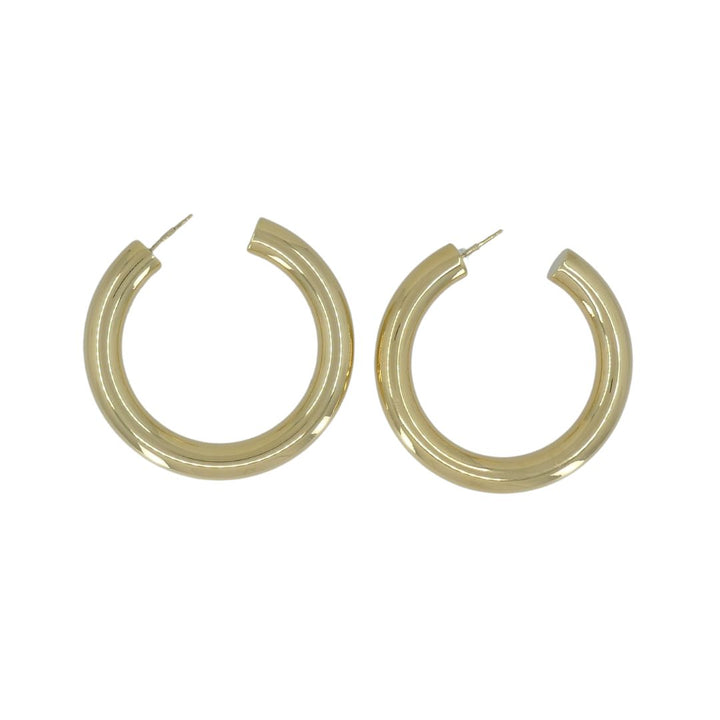 Faraone Mennella 18k Gold Barbella Hoops