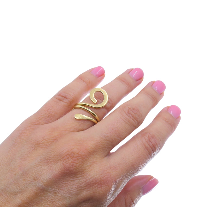 Cartier Dinh Van 18k Yellow Gold Vintage Ankh Ring