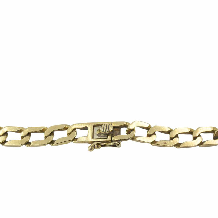 Vintage Cartier 18k Gold Emerald Diamond Chain Link Necklace