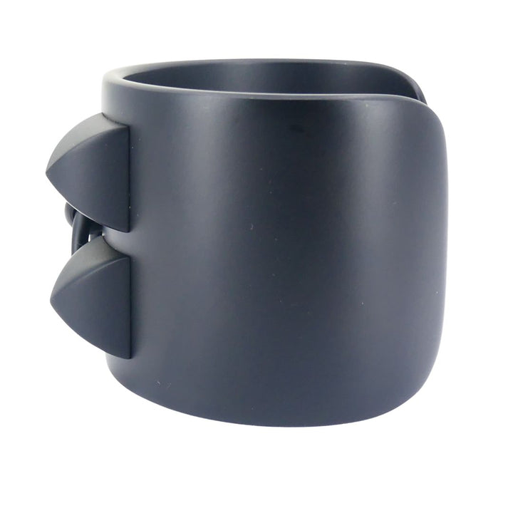 Hermes Collier de Chien Black Aluminium Sunset Cuff Bracelet