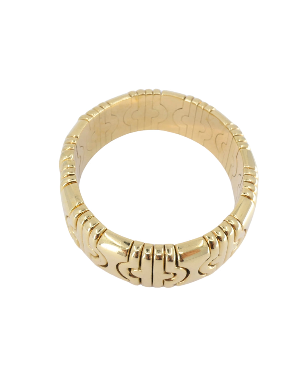 Bvlgari 18k Bulgari Cuff Parentesi Bracelet Size Small