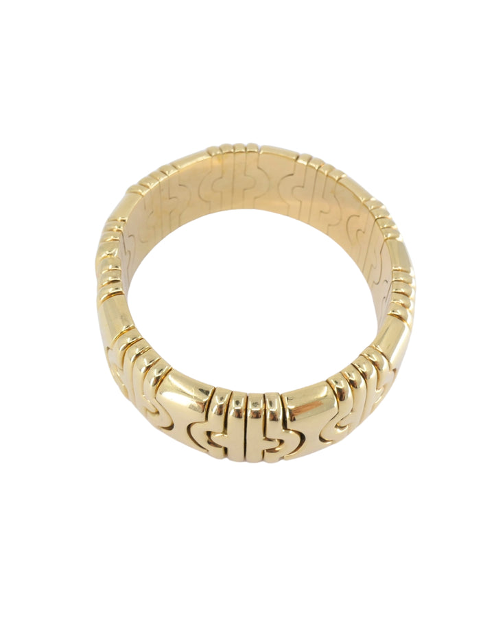 Bvlgari 18k Bulgari Cuff Parentesi Bracelet Size Small