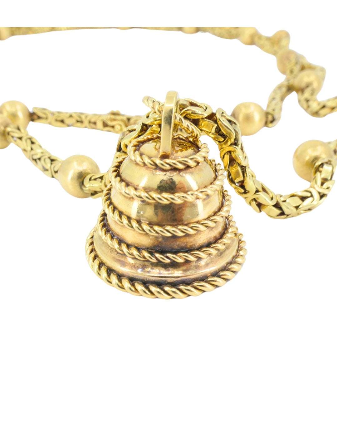 Van Cleef & Arpel Station Necklace 18k Gold Extra Long Chain Necklace