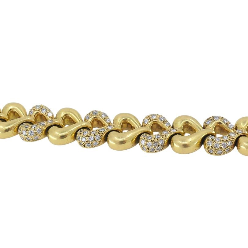 Van Cleef & Arpels 18k Gold Diamond Heart Necklace