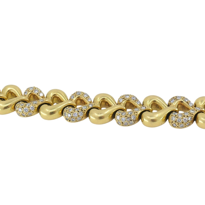 Van Cleef & Arpels 18k Gold Diamond Heart Necklace