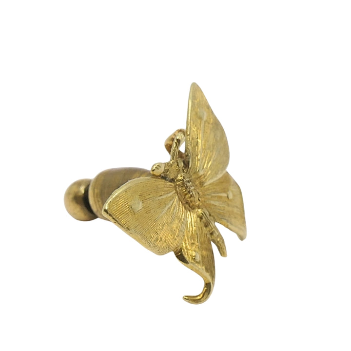 Mario Buccellati 18k Gold Butterfly Lapel  Pin, Mid‑Century