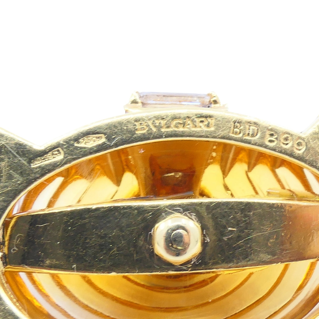 Vintage Bvlgari Necklace Bulgari Gold Chain Collar Necklace Citrine Gemstones