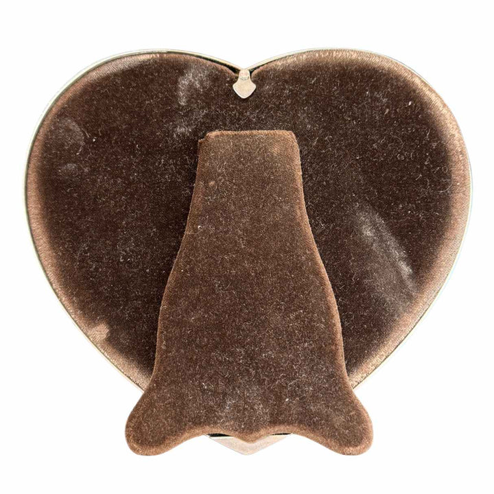 Dior Sterling Silver Enamel Italian Heart Frame