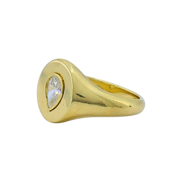 Jemma Wynne 18K Gold Pear-Cut Diamond Ring