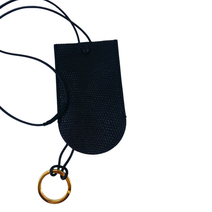 The Row Billy Key Ring Leather Gold-tone