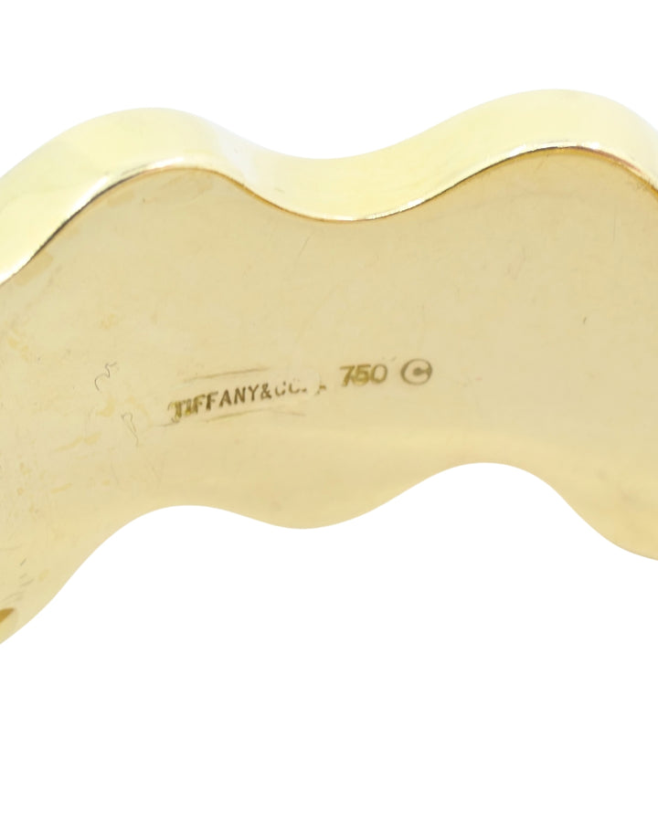 Angela Cummings for Tiffany & Co. Geometric Cuff 18k Gold Bracelet