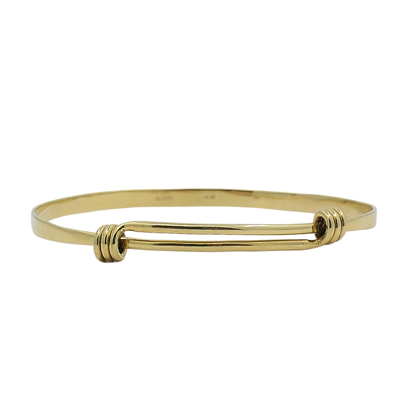 Petite Signature Bracelet by Ed Levin 14K Gold