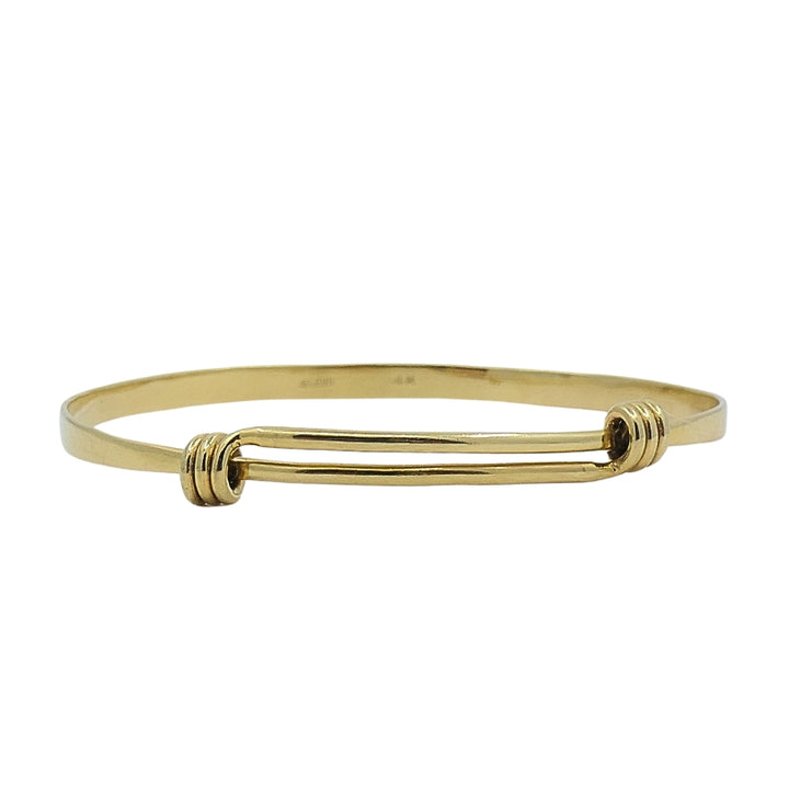 Petite Signature Bracelet by Ed Levin 14K Gold
