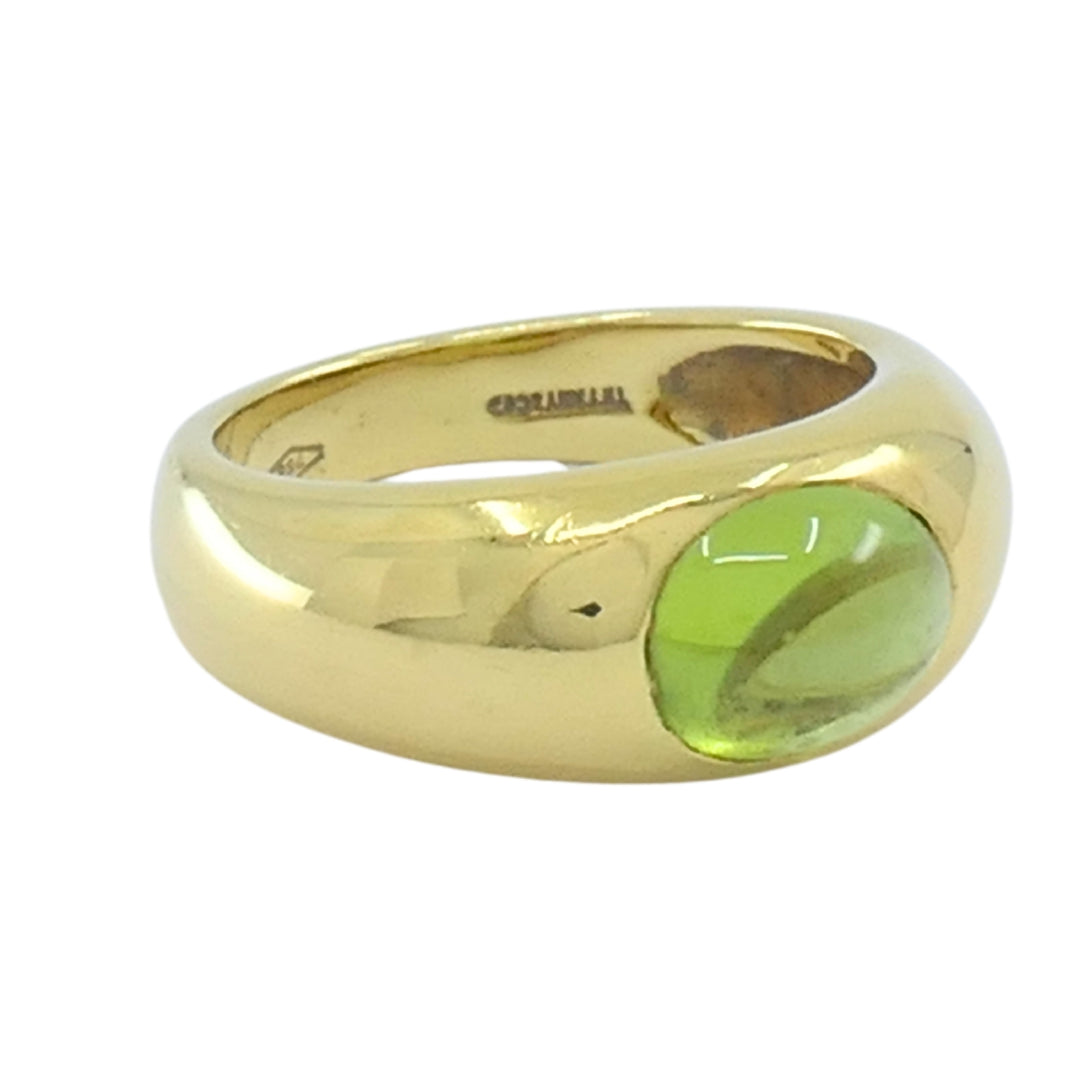 Tiffany & Co. Ring Peridot 18k Gold Band Ring