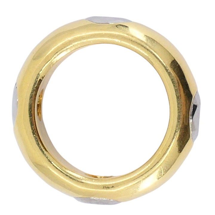 FRED Paris 18k Gold Hematite Vintage Band Ring