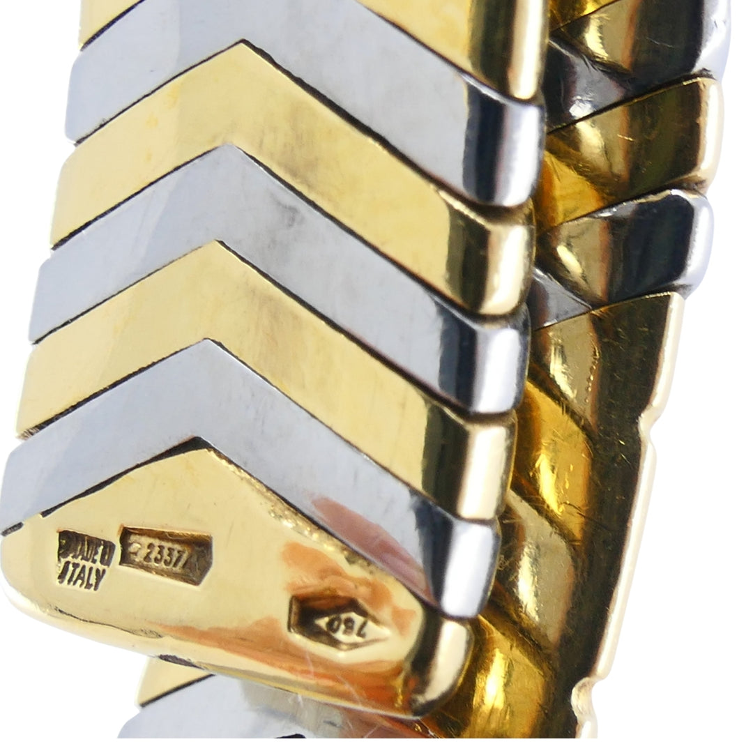 Bvlgari Vintage Bulgari 18k Two-Tone Gold Alveare Bracelet