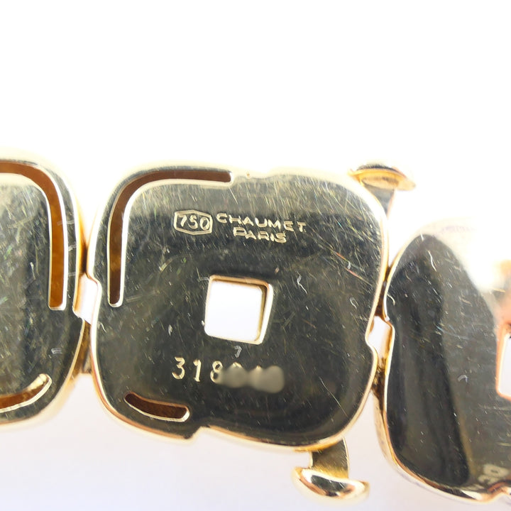 Vintage Chaumet Collar Necklace 18k Gold Link Necklace