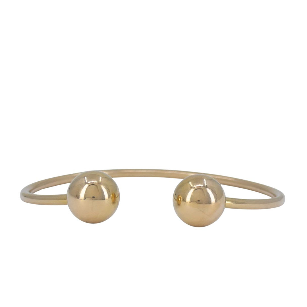 Tiffany & Co. HardWear Ball 18k Gold Wire Cuff Bracelet