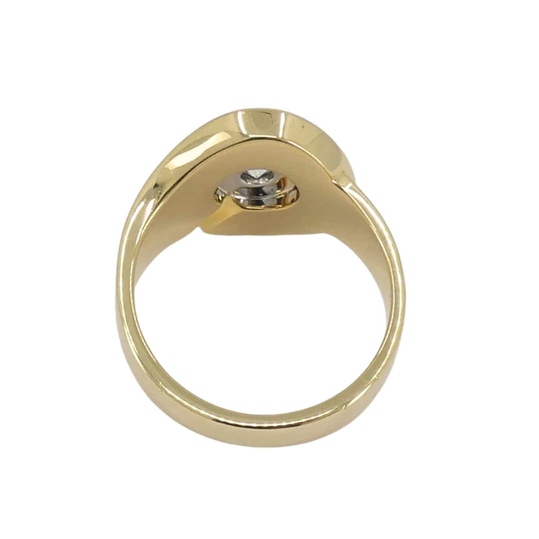 Dinh Van Menottes Ring 18k Gold Diamond