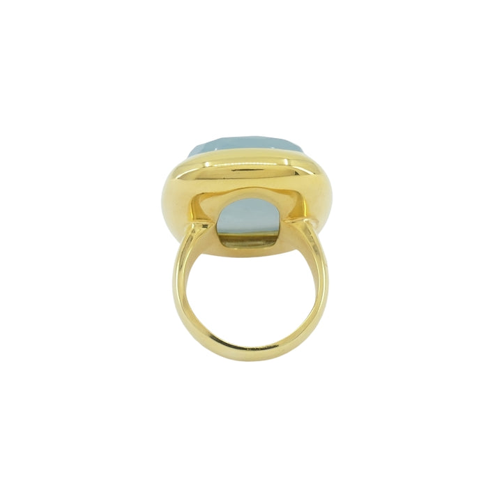 Pomellato 18k Gold Aquamarine Ring