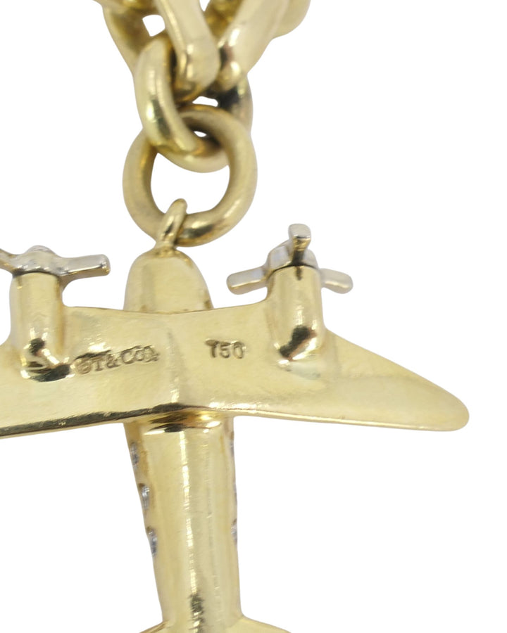 Tiffany & Co. Charm Bracelet 18k Gold Mechanical Charm