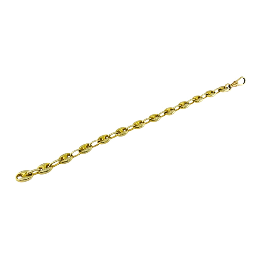 Vintage 14k Yellow Gold Mariner Link Bracelet