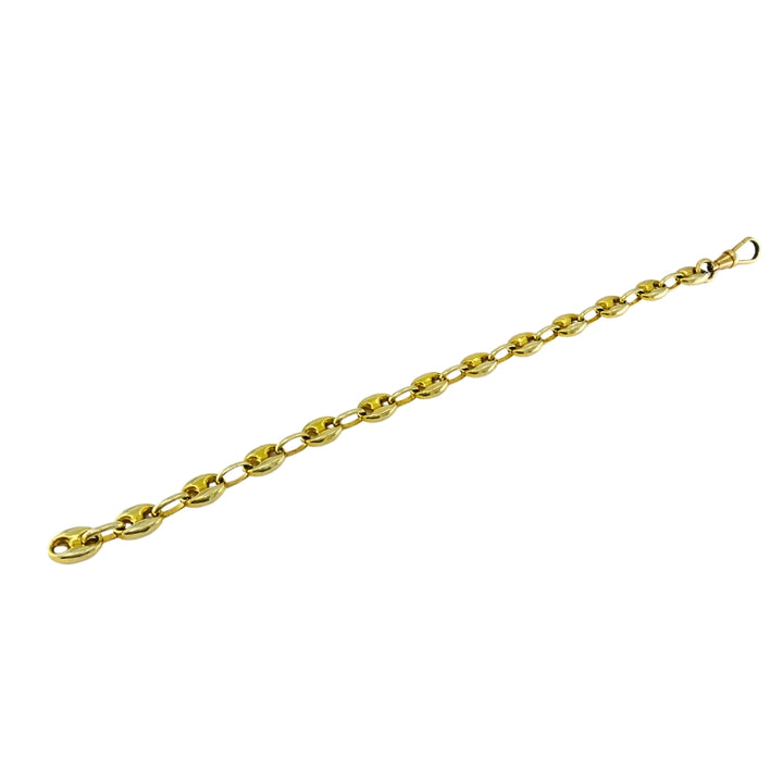 Vintage 14k Yellow Gold Mariner Link Bracelet