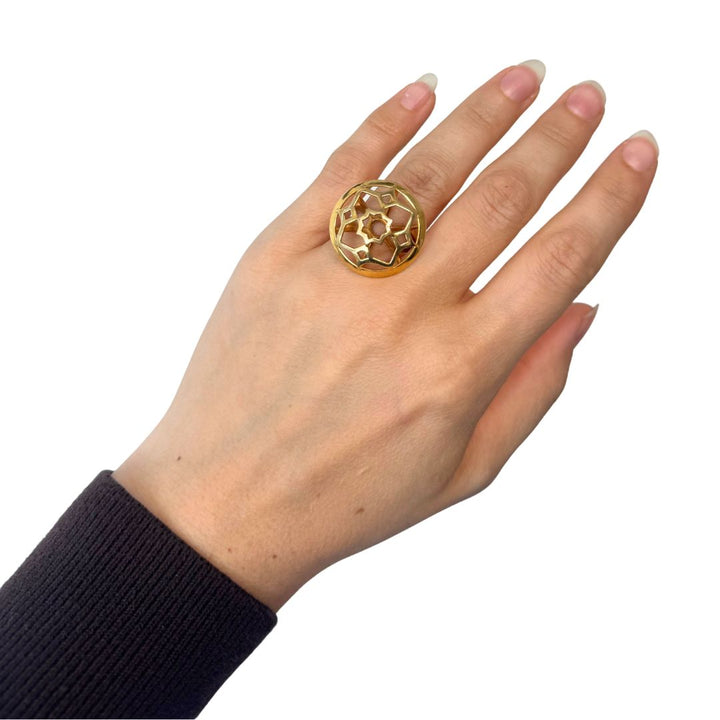 Paloma Picasso for Tiffany & Co. Zellige 18k Gold Dome Ring