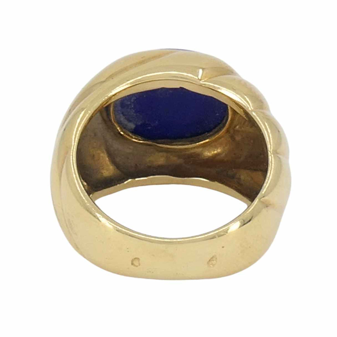 Vintage Van Cleef & Arpels 18k Gold Lapis Lazuli Ring