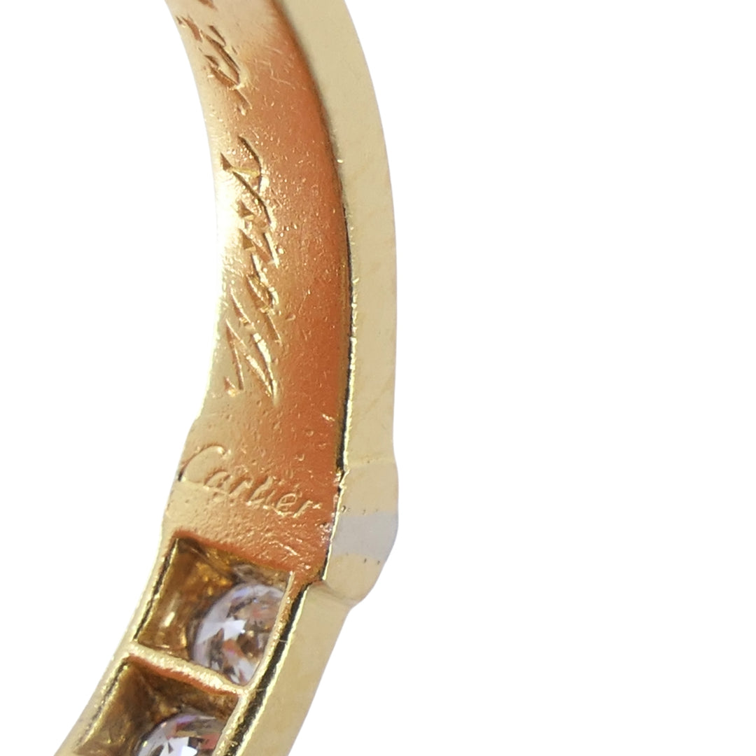 Vintage Cartier Diamond Ring 18k Yellow and White Gold