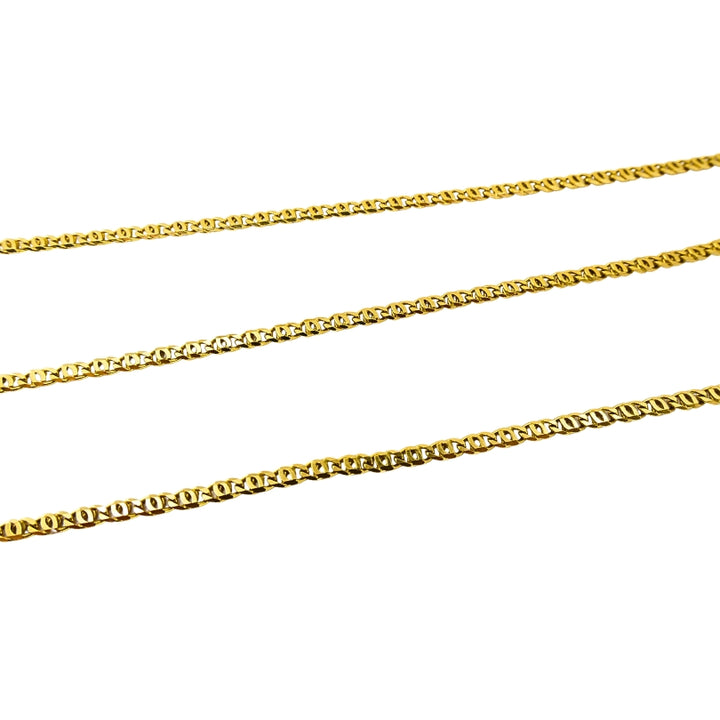 Vintage 14k Gold Masquerade Pendant 18k Gold Chain Necklace