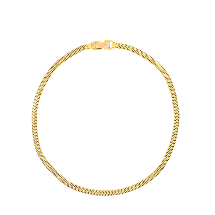 Vintage 14k Gold Snake Chain Necklace