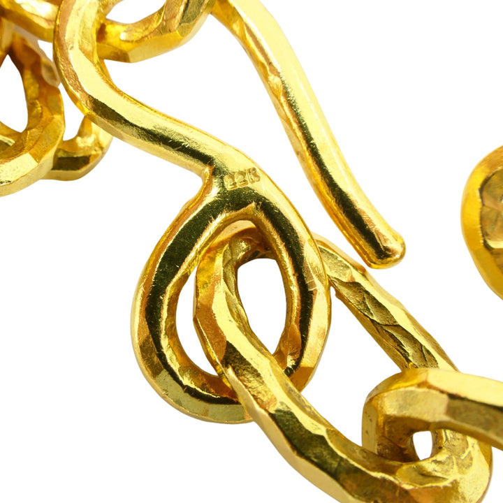 Jean Mahie Vintage 22k Gold Heavy Chain Necklace