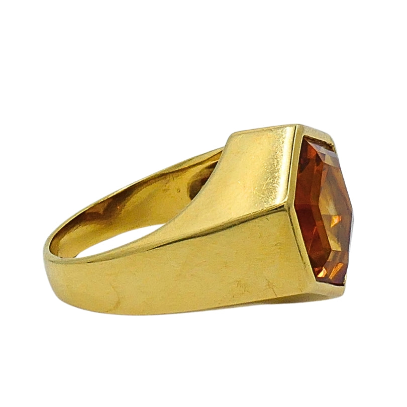 Paloma Picasso  Tiffany & Co. 18k Gold Citrine Ring