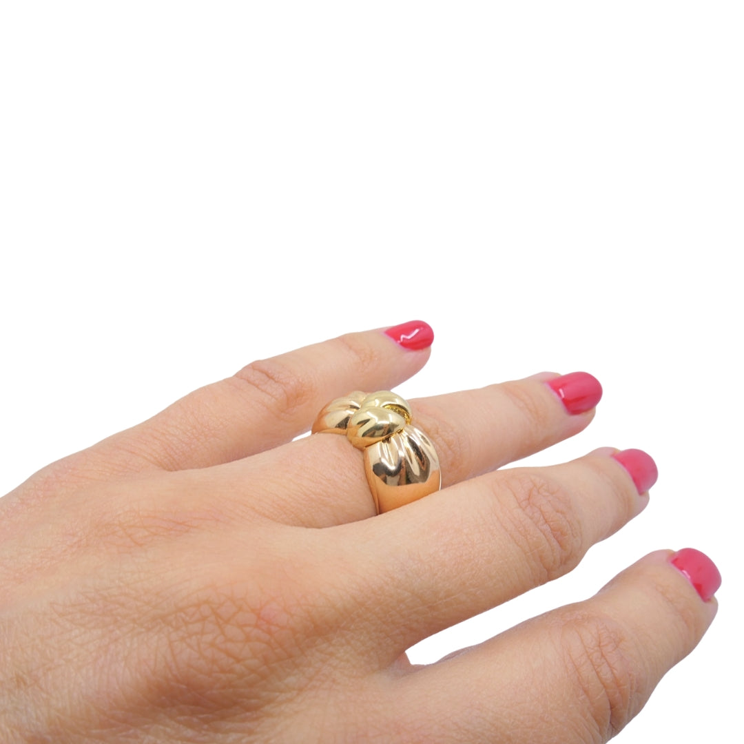Van Cleef & Arpels 18k Two-Tone Gold Knot Ring