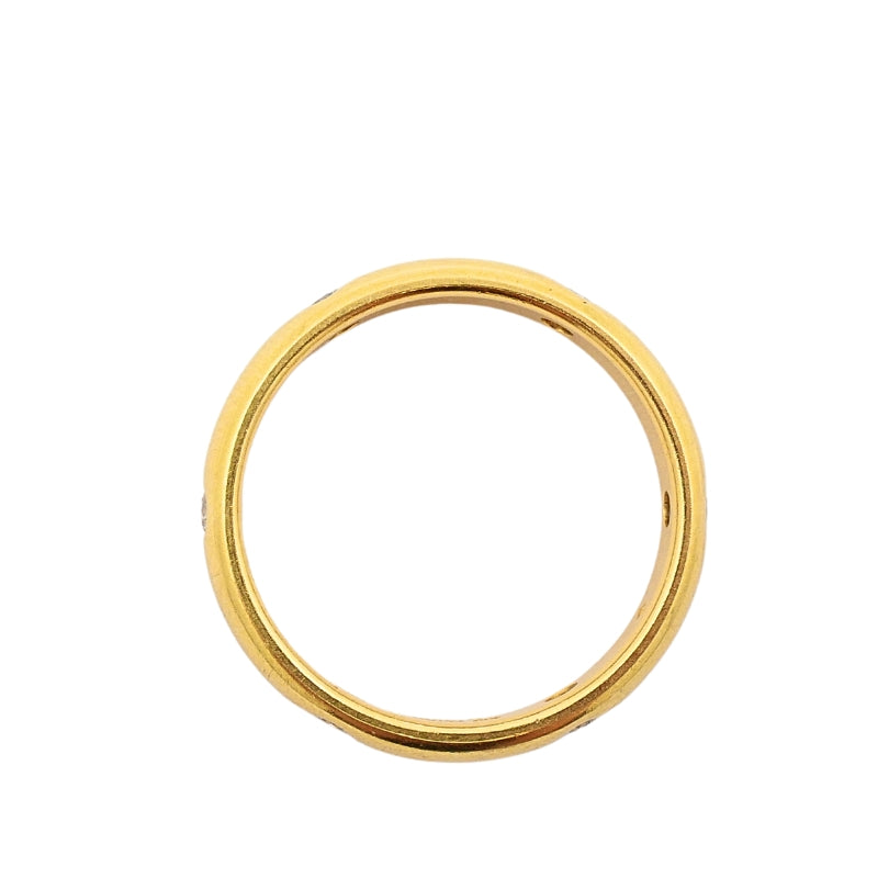 Cartier Stella Ring 18k Gold Diamond Band Vintage