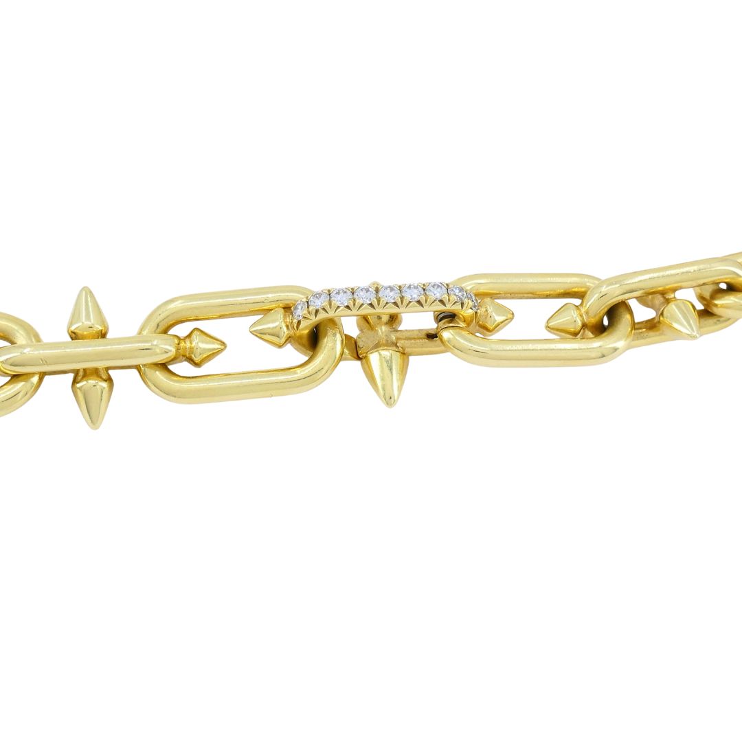 Pharrell Williams Tiffany & Co. 18k Gold Diamond Titan Necklace