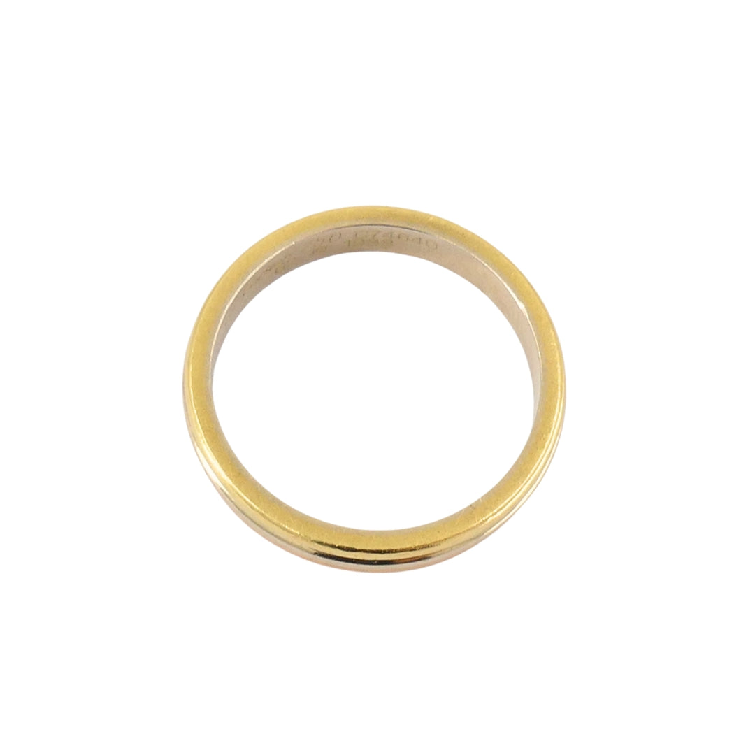 Cartier Trinity Band 18k Gold Men Rings Size 10 Original Box