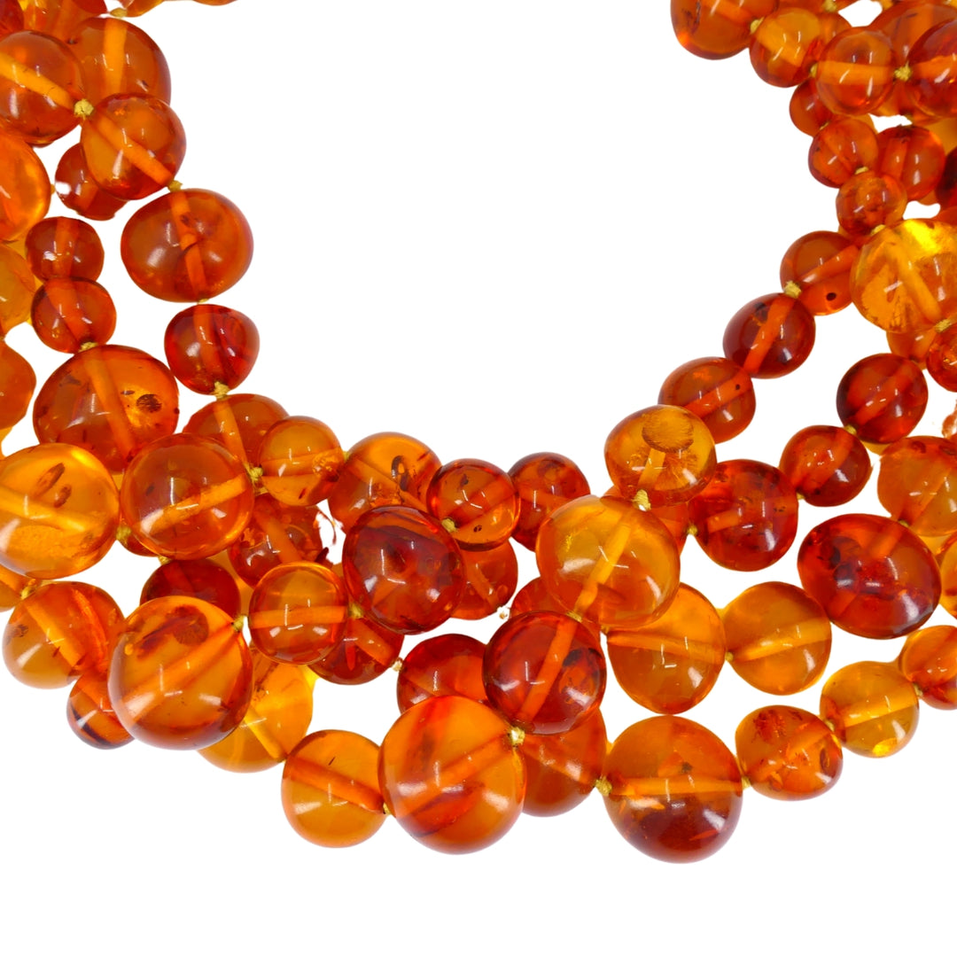 Paloma Picasso for Tiffany & Co. Amber Bead Gold Necklace