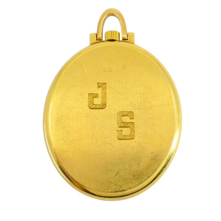 Vintage Chopard Watch 18k Gold Pendant Tiger’s Eye Black Onyx