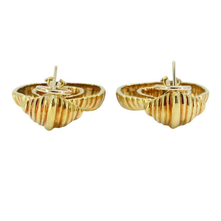 Van Cleef & Arpels 18k Gold Door Knocker Earrings
