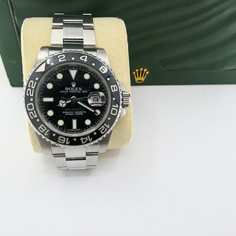 Rolex Stainless Steel GMT‑Master II 40mm Men’s Automatic Wristwatch