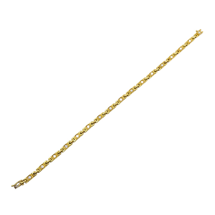 Van Cleef & Arpels 18K Gold Diamond Bracelet