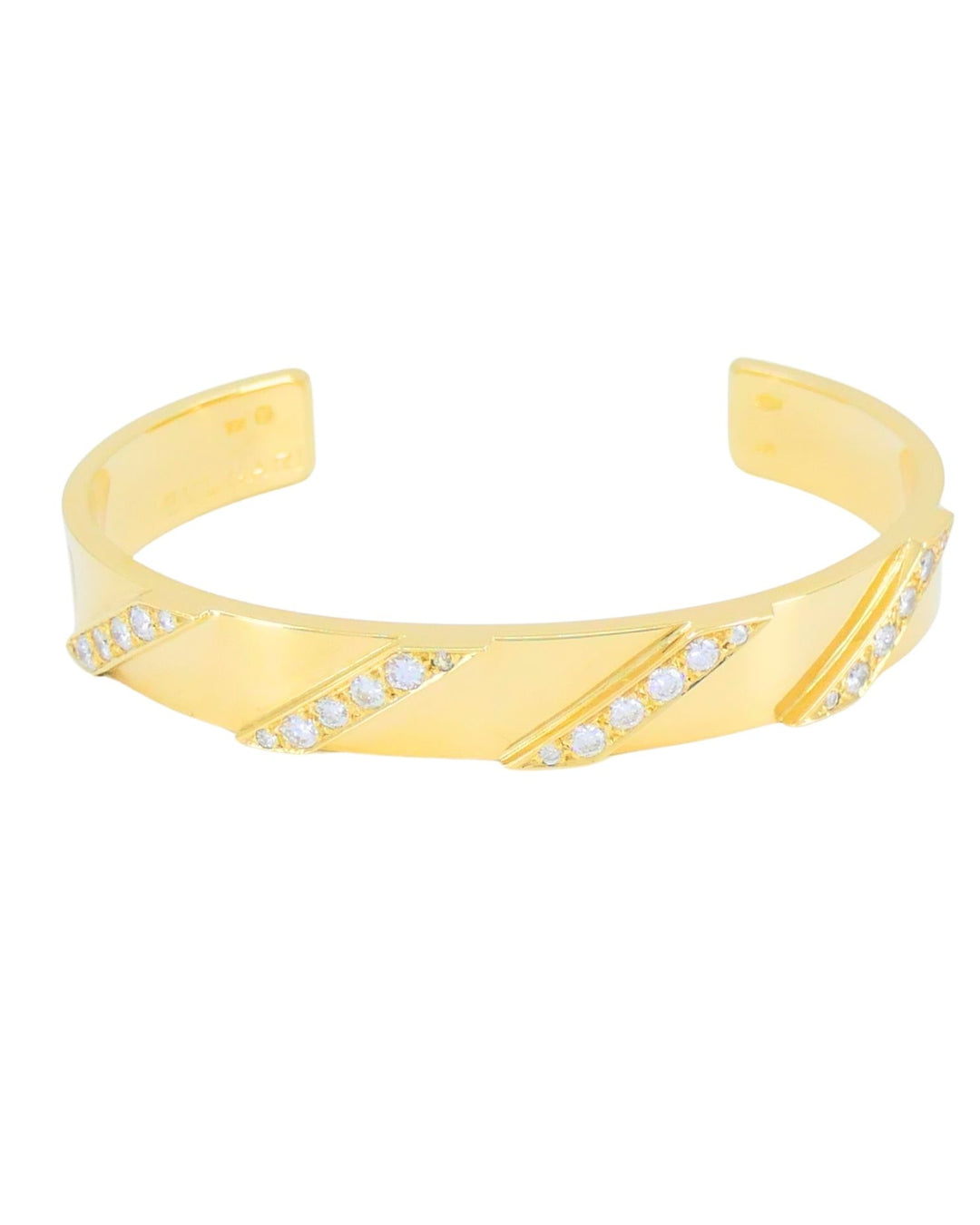 Bvlgari Bulgari 18k Gold Pair of Bracelets Set Diamond Sapphire