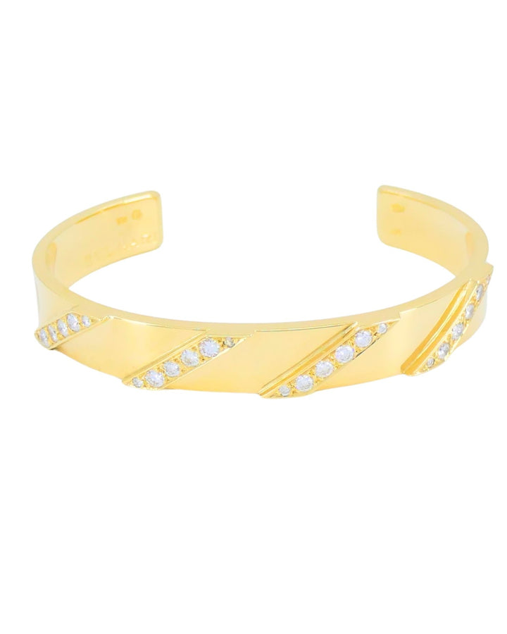 Bvlgari Bulgari 18k Gold Pair of Bracelets Set Diamond Sapphire