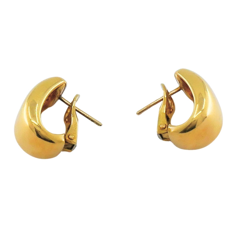 Cartier Nouvelle Vague 18k Yellow Gold Earrings